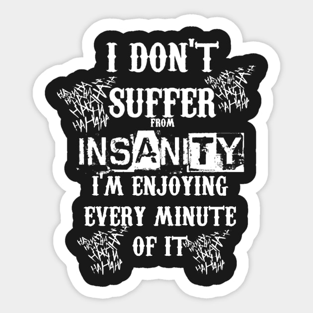 Dean Walker "Insanity" Sticker by DWOfficial